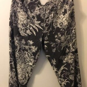 Flower Patterned Pants